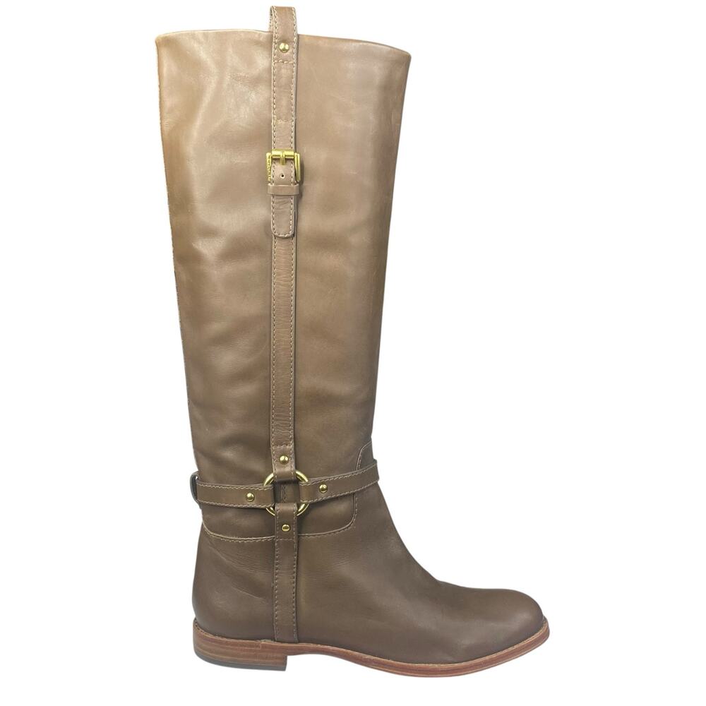 Coach Women’s Monday Brown Leather Harness Riding Boot Size US 6.5 B